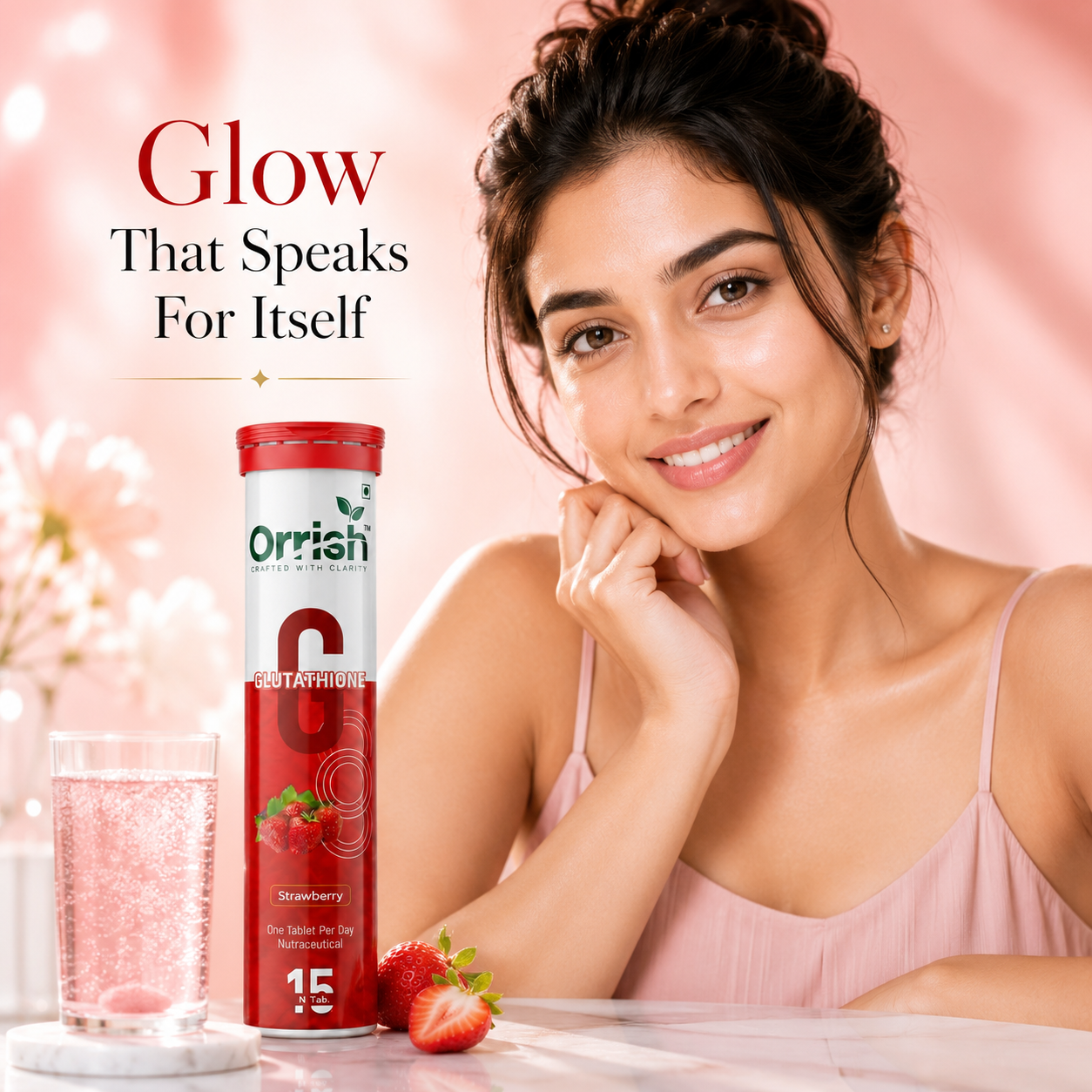 Glow - Glutathione Tablets for Glowing & Brightening Skin