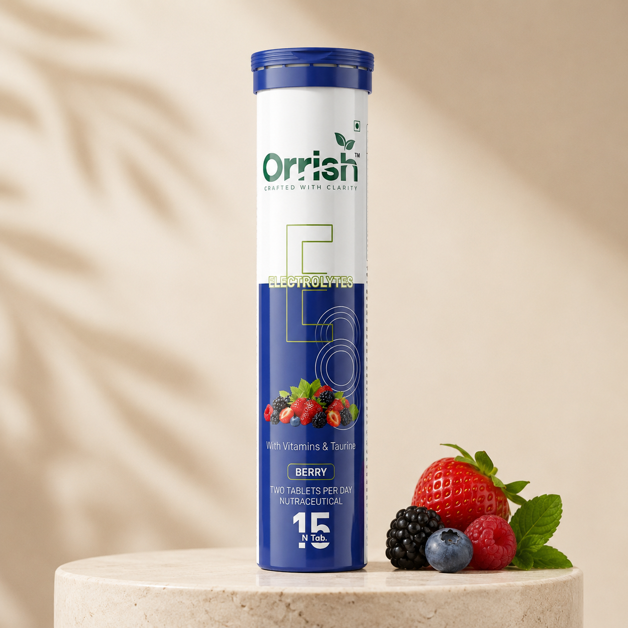 Electrolyte Effervescent Tablets for Hydration & Energy