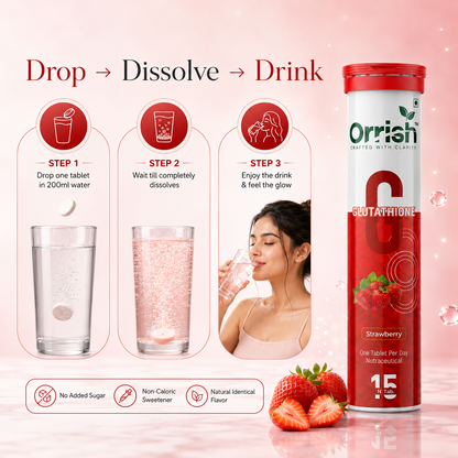 Glow - Glutathione Tablets for Glowing & Brightening Skin