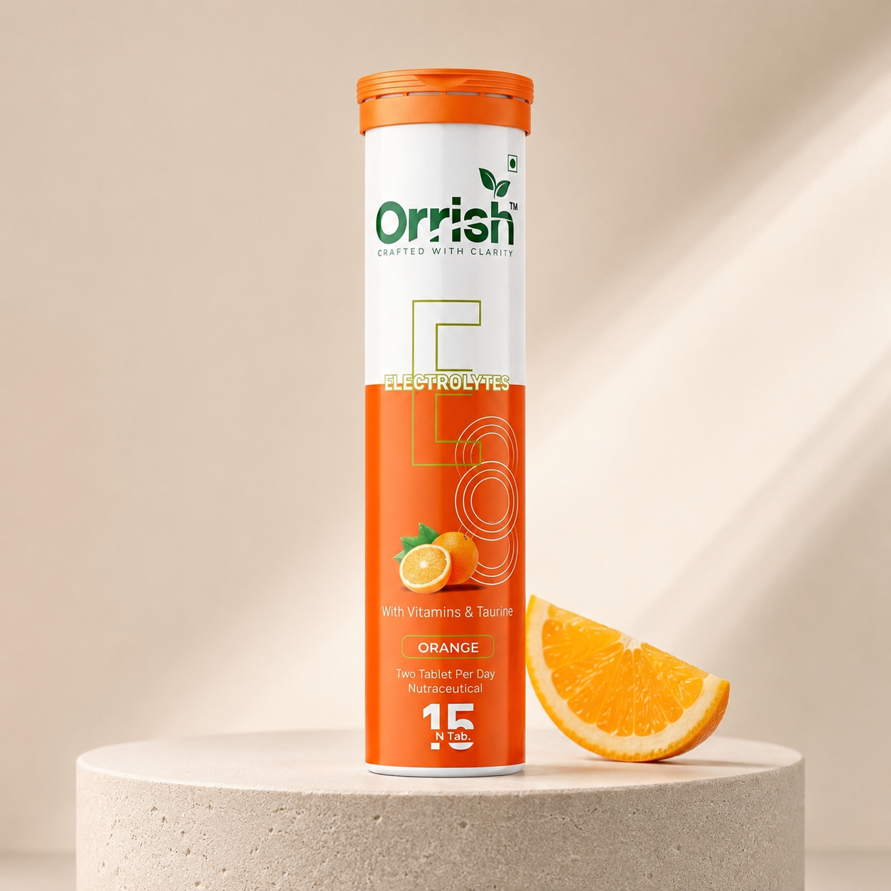 Electrolyte Effervescent Tablets for Hydration & Energy