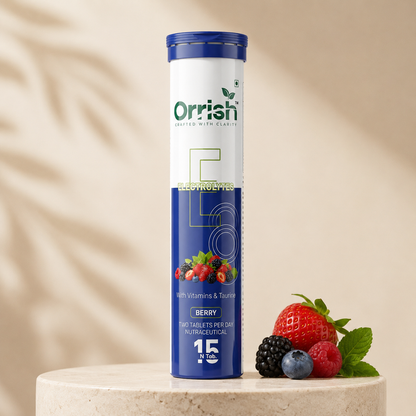 Electrolyte Effervescent Tablets for Hydration & Energy